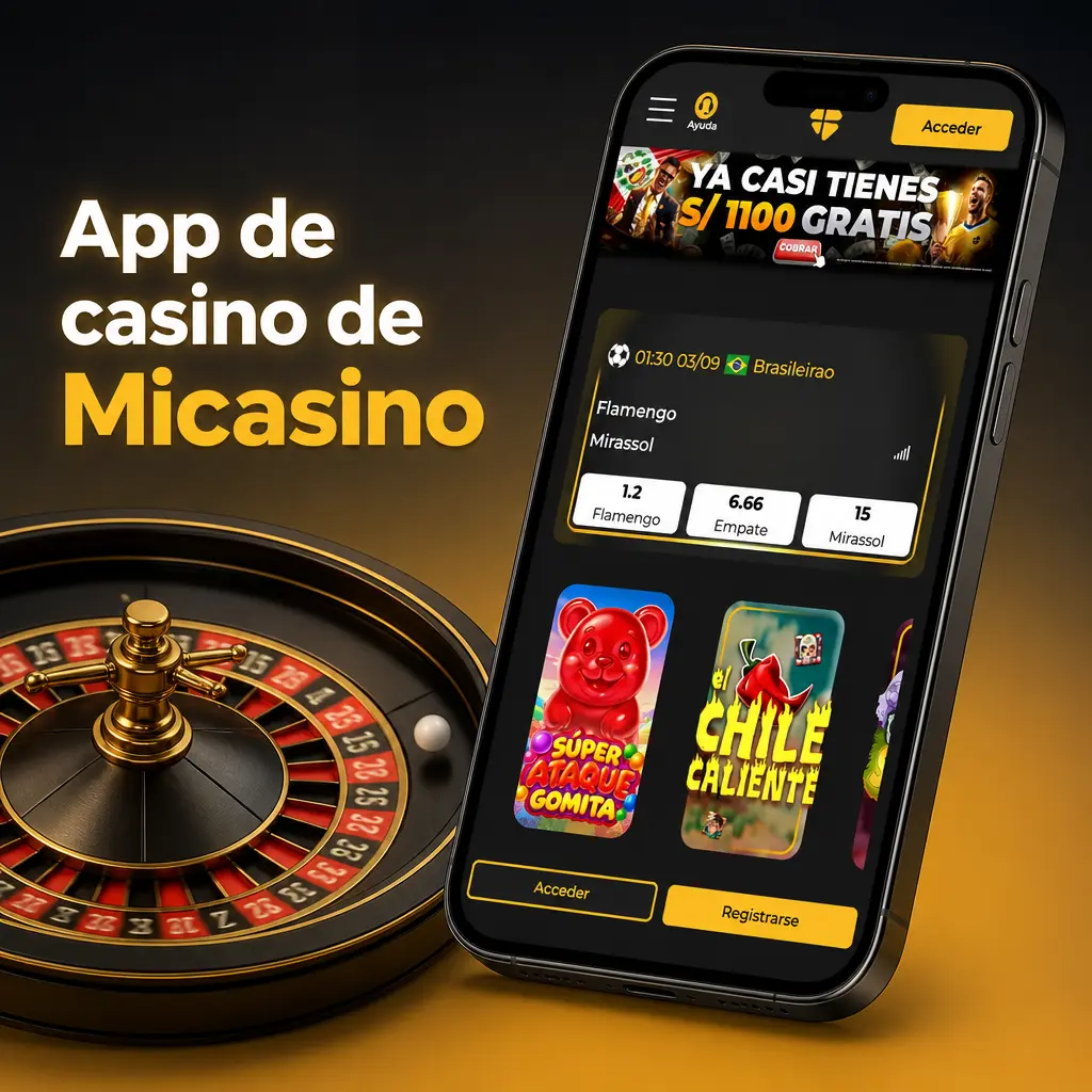 Aplicación de casino Micasino con tragamonedas, mesas en vivo y torneos semanales de proveedores como Pragmatic Play y Evolution.