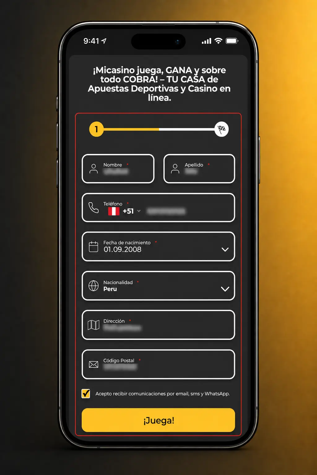 Pasos para activar un bono en Micasino Perú: registro, verificación con DNI, depósito con Yape o Plin y activación en Promociones.