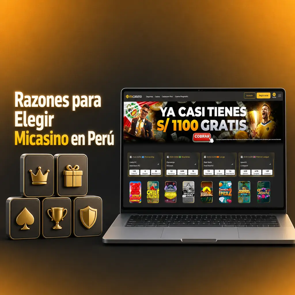 Micasino Perú: pagos en soles, soporte en español 24/7, más de 4,000 juegos y bono de bienvenida doble.